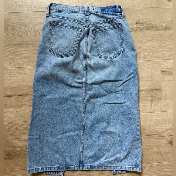Abercrombie & Fitch Denim Midi Skirt - Picture 2 of 4